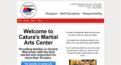 Desktop Screenshot of caturasmartialarts.com