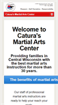 Mobile Screenshot of caturasmartialarts.com